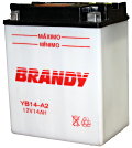 Bateria Convencional - CBX 750 F (1986 em diante)&nbsp;&nbsp;&nbsp;&nbsp;YB14-A2