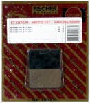 Pastilha de Freio Freio Mão, Fischer Metallic - Arctic Cat TBX 500 4x4 (2002 a 2004)    fj1870m